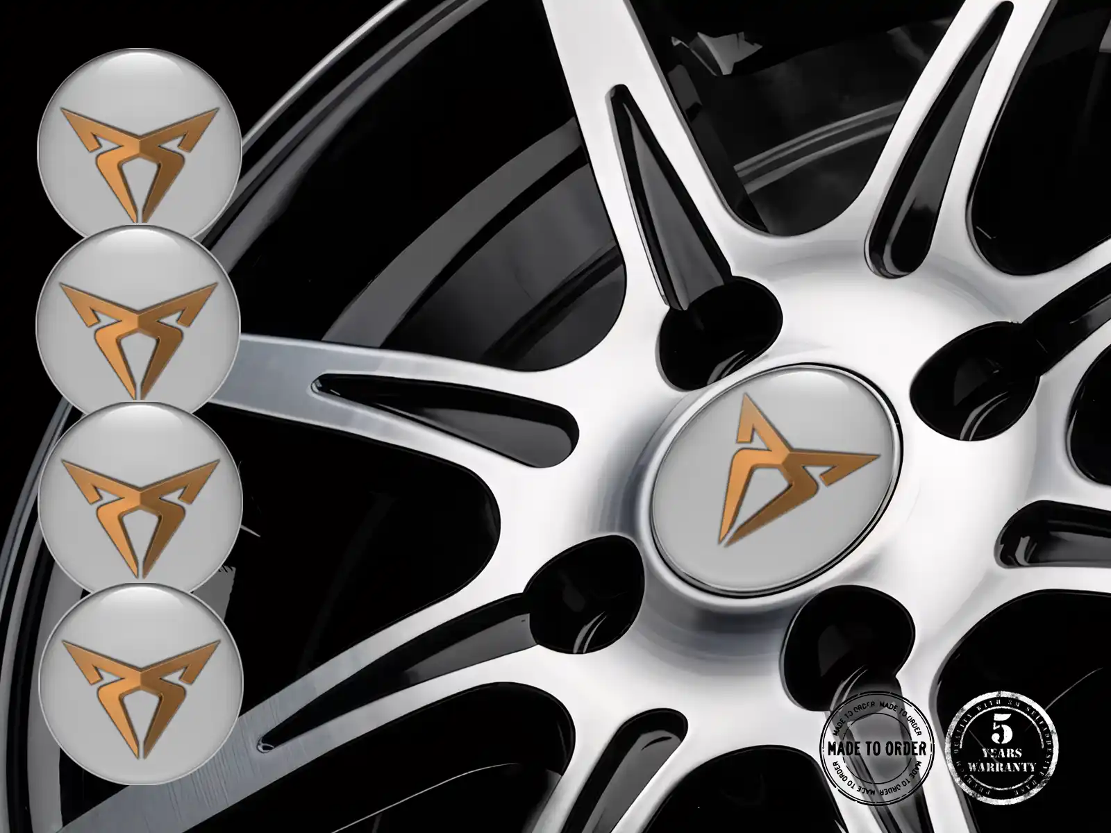 Seat Cupra Individuelle Dome-Aufkleber Rennsport-Embleme